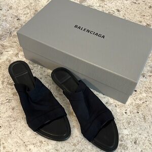 Balenciaga Kitten Heel Sandal
